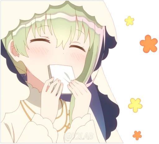 🌼 Стикер «Saint Cecilia and Pastor Lawrence» для Telegram