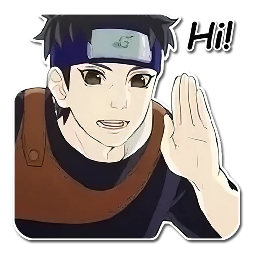 👋 Стикер «Shisui Uchiha» для Telegram