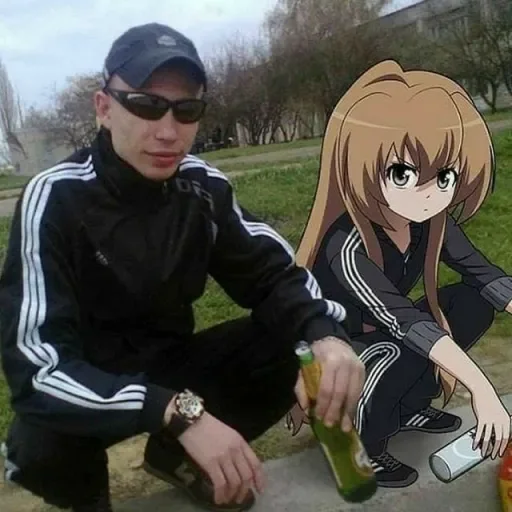 😎 Стикер «AniShit memes» для Telegram