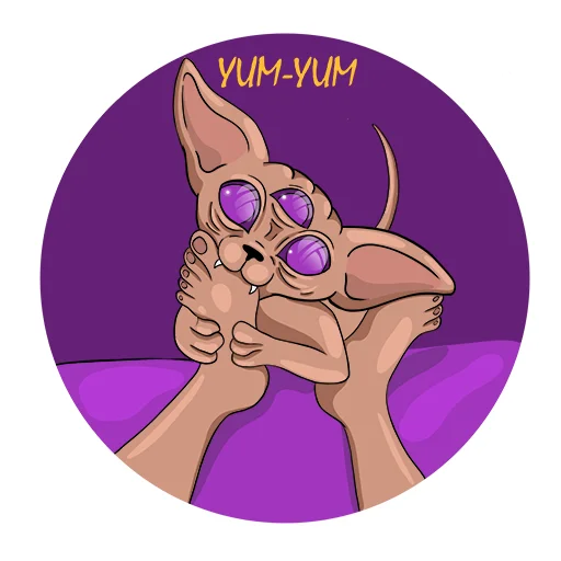😻 Стикер «Shiva» для Telegram