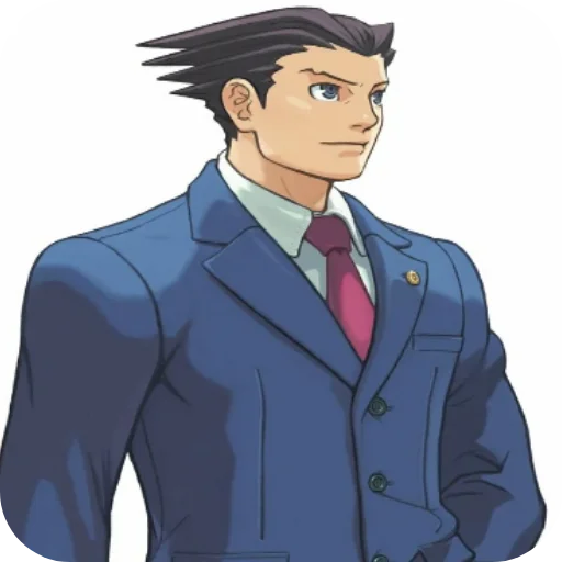 🧥 Стикер «Phoenix Wright Ace Attorney» для Telegram