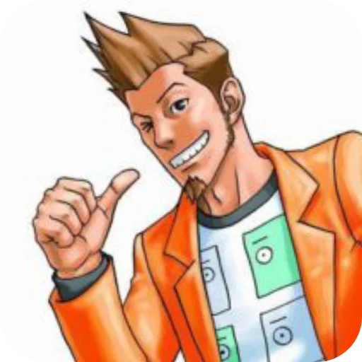 💪 Стикер «Phoenix Wright Ace Attorney» для Telegram