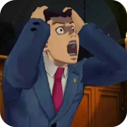 👍 Стикер «Phoenix Wright Ace Attorney» для Telegram