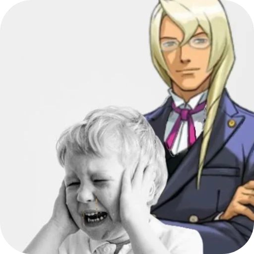 👖 Стикер «Phoenix Wright Ace Attorney» для Telegram