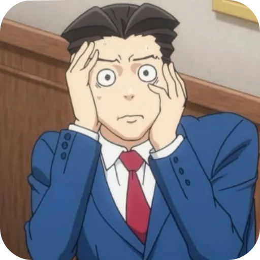 👄 Стикер «Phoenix Wright Ace Attorney» для Telegram