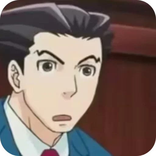 👄 Стикер «Phoenix Wright Ace Attorney» для Telegram