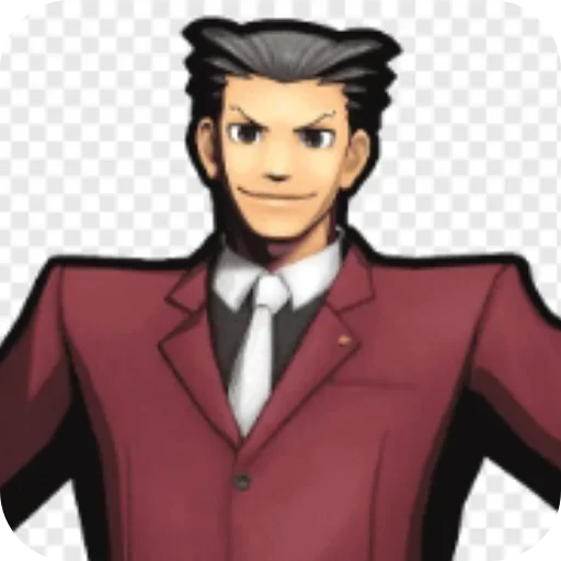 👔 Стикер «Phoenix Wright Ace Attorney» для Telegram