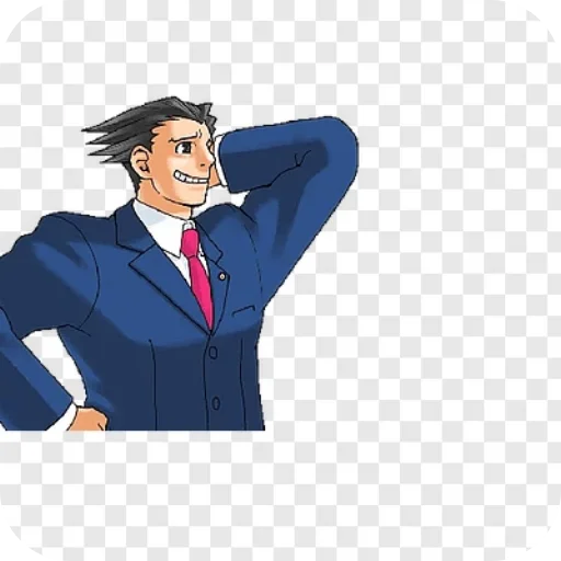 🧥 Стикер «Phoenix Wright Ace Attorney» для Telegram