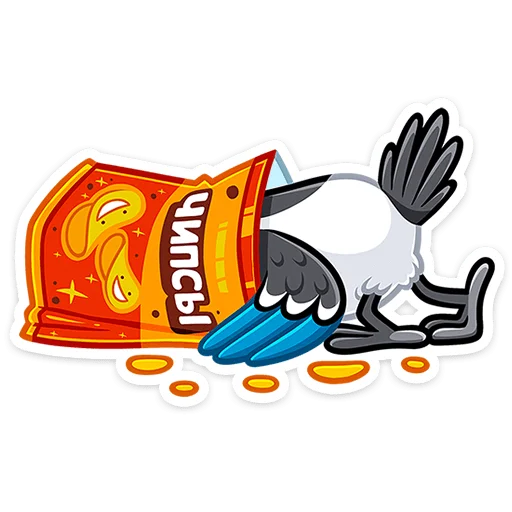🍿 Стикер «Шкет» для Telegram