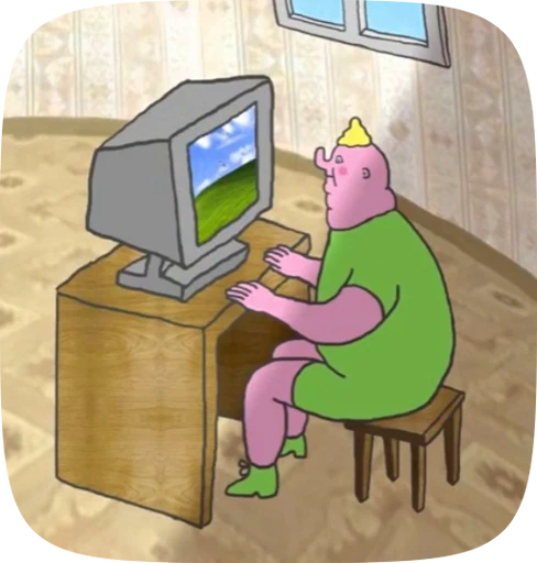 😳 Стикер «ШКЯ» для Telegram