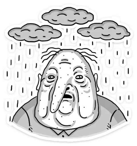 🌨 Стикер «ШКЯ» для Telegram