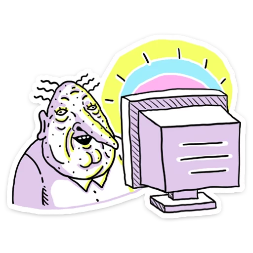 💻 Стикер «ШКЯ» для Telegram