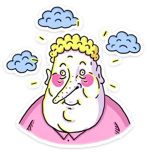 ☁ Стикер «ШКЯ ДВА» для Telegram