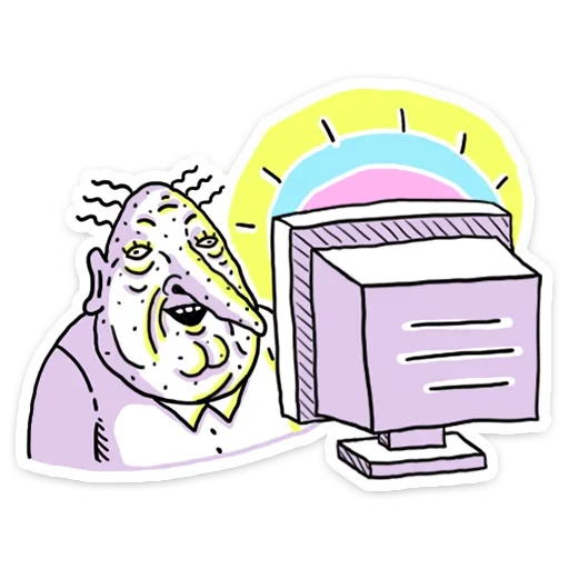 💻 Стикер «ШКЯ ДВА» для Telegram