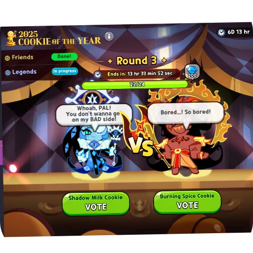👍 Стикер «Cookie Run Kingdom Shadow Milk» для Telegram