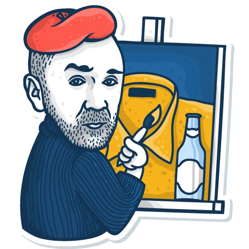 🖍 Стикер «Shnurov is» для Telegram
