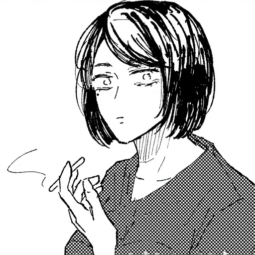 🖤 Стикер «Shoko Ieiri» для Telegram