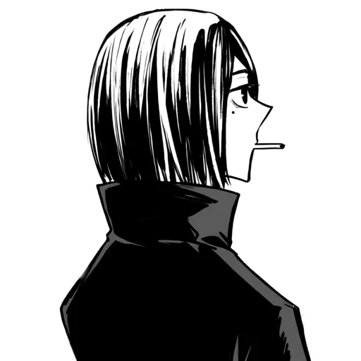 🖤 Стикер «Shoko Ieiri» для Telegram