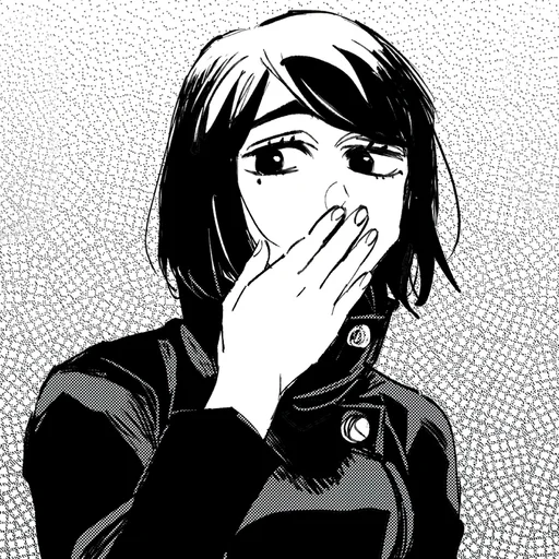 🖤 Стикер «Shoko Ieiri» для Telegram