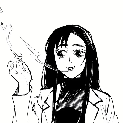 🖤 Стикер «Shoko Ieiri» для Telegram