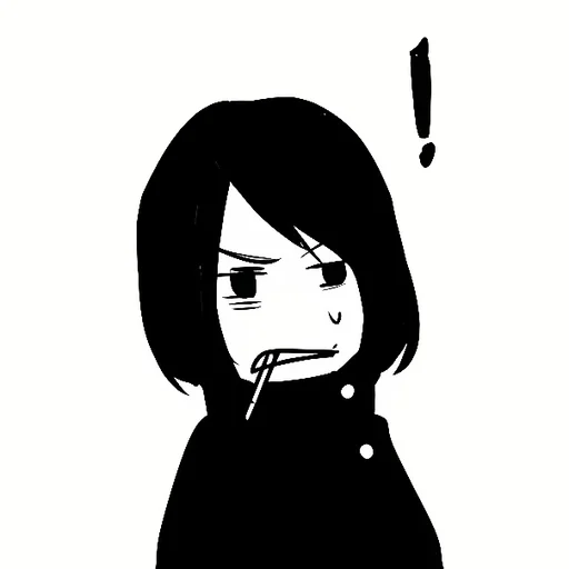 🖤 Стикер «Shoko Ieiri» для Telegram