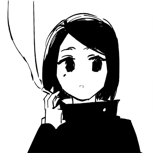 🖤 Стикер «Shoko Ieiri» для Telegram