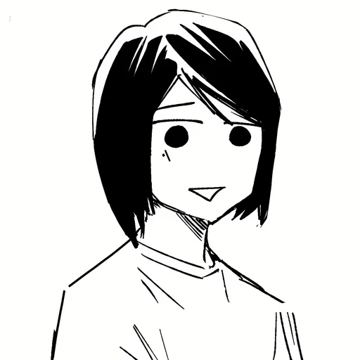 🖤 Стикер «Shoko Ieiri» для Telegram