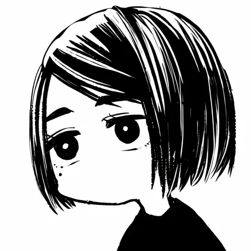 🖤 Стикер «Shoko Ieiri» для Telegram