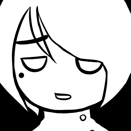 🖤 Стикер «Shoko Ieiri» для Telegram