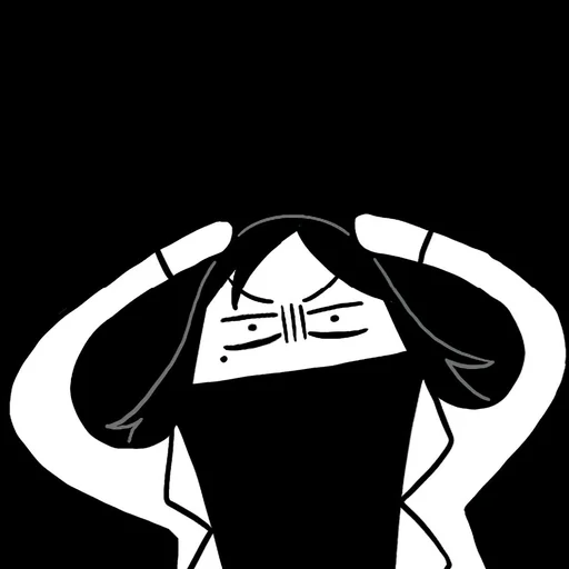 🖤 Стикер «Shoko Ieiri» для Telegram