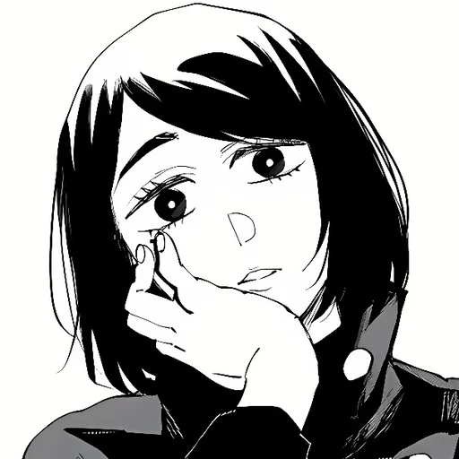 🖤 Стикер «Shoko Ieiri» для Telegram