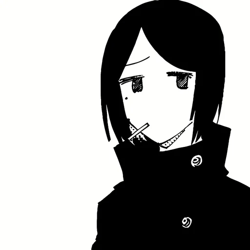 🖤 Стикер «Shoko Ieiri» для Telegram