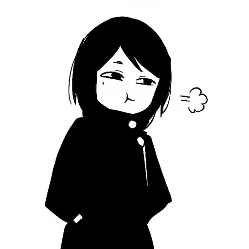 🖤 Стикер «Shoko Ieiri» для Telegram