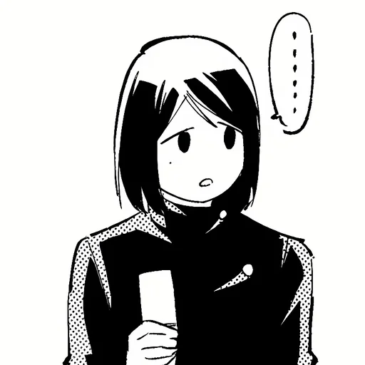 🖤 Стикер «Shoko Ieiri» для Telegram