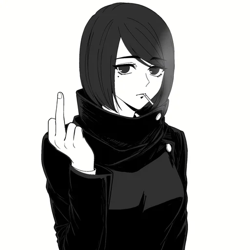 🖤 Стикер «Shoko Ieiri» для Telegram