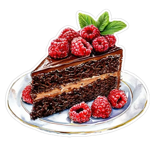 🍰 Стикер «Шоколад» для Telegram