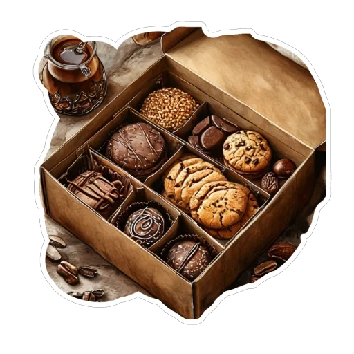 ☕️ Стикер «Шоколад» для Telegram
