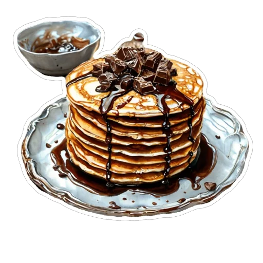 🥞 Стикер «Шоколад» для Telegram