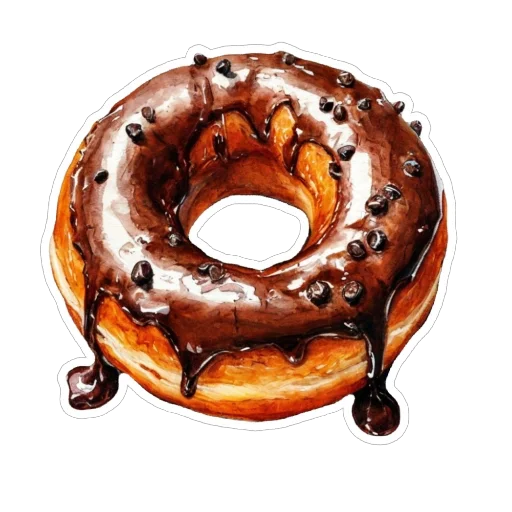 🍩 Стикер «Шоколад» для Telegram