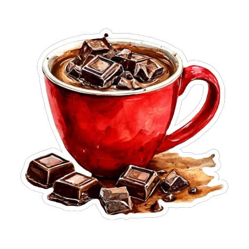 ☕ Стикер «Шоколад» для Telegram
