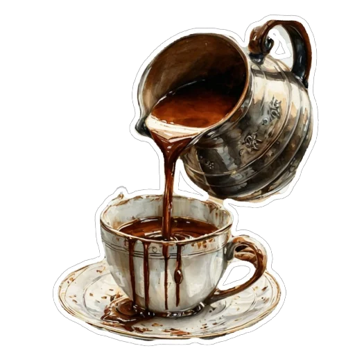 🥤 Стикер «Шоколад» для Telegram