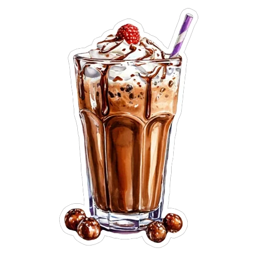 🍹 Стикер «Шоколад» для Telegram