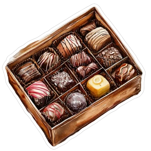 🍫 Стикер «Шоколад» для Telegram