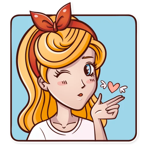 💋 Стикер «Shoppy» для Telegram