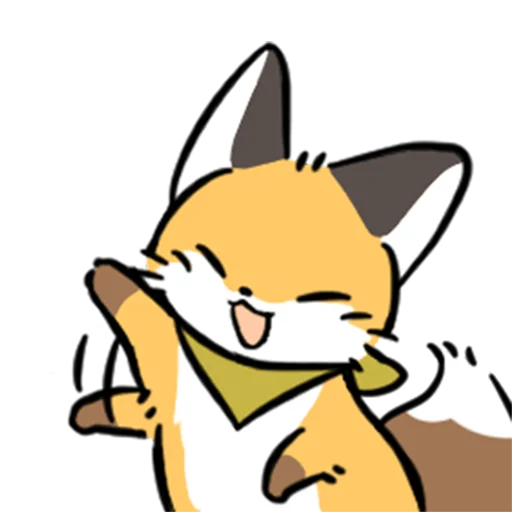 👋 Стикер «short-legged fox v.2 //» для Telegram