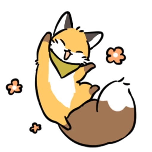 😊 Стикер «short-legged fox v.2 //» для Telegram