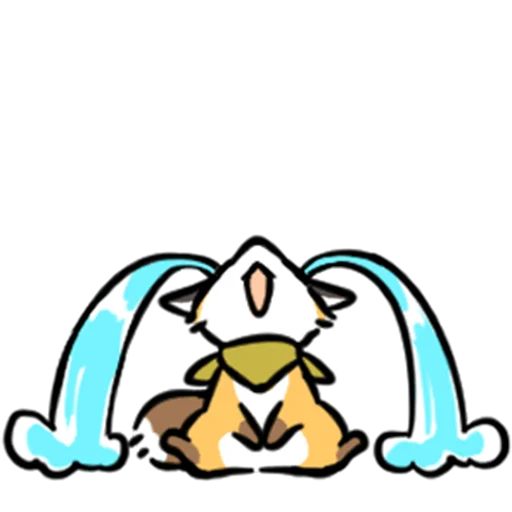 😭 Стикер «short-legged fox v.2 //» для Telegram