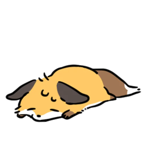 😵‍💫 Стикер «short-legged fox v.2 //» для Telegram