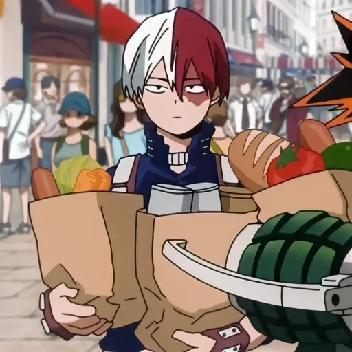 🧊 Стикер «Shoto Todoroki» для Telegram