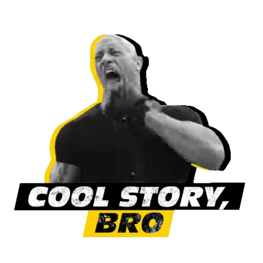 🥱 Стикер «Hobbs & Shaw» для Telegram